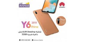 هاتف Y6 Prime 2019 الجديد من Huawei في فلسطين 