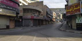 الاضراب يعم محافظتي نابلس وسلفيت حدادا على ارواح الشهداء 