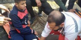 إصابة فتى برصاص الاحتلال شرق البريج
