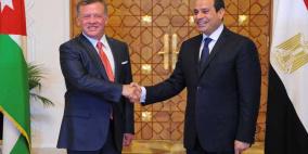 ملك الأردن والرئيس المصري يحذران من خطورة استمرار الاعتداءات الإسرائيلية بالضفة الغربية