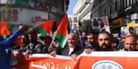 فيديو: مسيرة دعم وإسناد للأسرى في رام الله