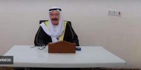 فيديو: عزت الدوري يوجه رسالة مصورة لأمير الكويت 