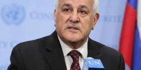 الرئيس يوعز للسفير منصور دراسة طلب عقد جلسة لمجلس الامن لوقف العدوان على غزة