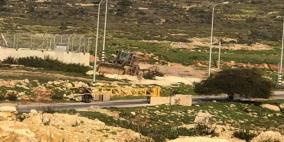 إغلاق الطريق الواصلة لقرى شمال غرب رام الله