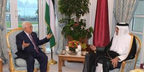 الرئيس يلتقي امير قطر ويبحث معه آخر المستجدات