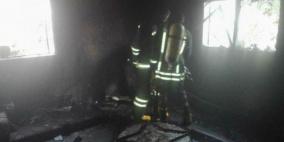 جنين: إصابة فتاتين بالاختناق في حريق داخل منزل