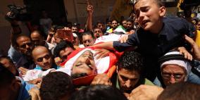 جماهير غزة تشيع جثمان الشهيد المسعف الجديلي