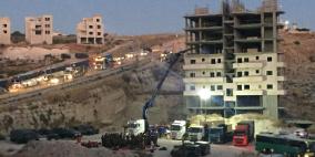 الاحتلال يهدم عشرات الشقق السكنية في واد الحمص