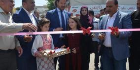افتتاح مشروع الشارع الأوروبي في قرية برطعه بمحافظة جنين