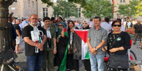 الجالية الفلسطينية في برلين تنظم وقفة تضامنية مع اللاجئين في مخيمات لبنان