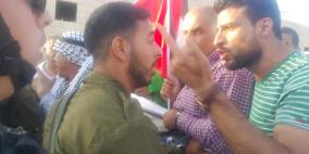 إصابات بالمطاط في قمع الاحتلال مسيرة  شمال غرب نابلس