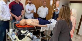 فريق من الجامعة يشارك في دورات للتدريب في إنعاش القلب والتنفس