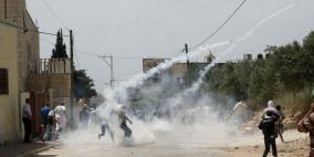 كفر قدوم: إصابة العشرات بالاختناق جراء قمع الاحتلال
