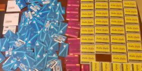 ضبط كمية كبيرة من شرائح الاتصالات الإسرائيلية الممنوعة من التداول 