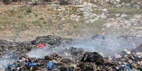 اغلاق مكب لنفايات المستوطنات في نعلين