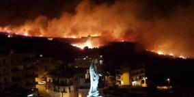 الحرائق تلتهم لبنان
