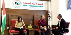 وفد من اكاديمية فيرونا في إيطاليا يزور الجامعة العربية الامريكية