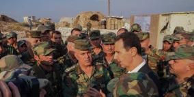 لأول مرة ..الرئيس السوري يزور الخطوط الأمامية للجبهة في إدلب