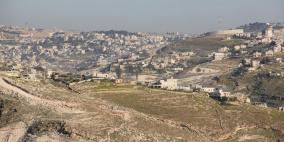 الاحتلال يخطر 190 دونمًا شرق القدس