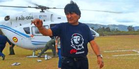 هبوط اضطراري لطائرة مروحية تقل الرئيس البوليفي