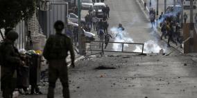 إصابات بالاختناق خلال مواجهات مع الاحتلال شمال بيت لحم