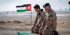 عودة السيادة كاملة.. ملك الأردن يصلي في الغمر