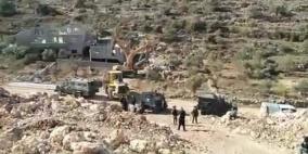 الاحتلال يهدم منزلين في قرية شقبا شمال غرب رام الله