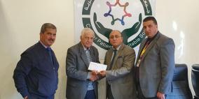 الإسلامي الفلسطيني يدعم جمعية مرضى السرطان في محافظة الخليل