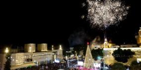 بيت لحم: الاحتفال بإضائة شجرة الميلاد