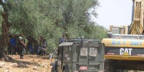 الاحتلال يخطر بالاستيلاء على أراض جنوب نابلس