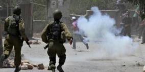 إصابات بالاختناق خلال مواجهات مع الاحتلال جنوب جنين