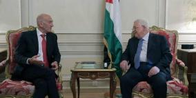 مؤتمر صحفي للرئيس عباس وأولمرت لإعلان رفض "صفقة القرن"
