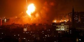 قصف جوي ومدفعي إسرائيلي على مواقع في قطاع غزة 