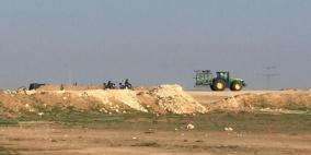 الاحتلال يدمر محاصيل زراعية في وادي النعم
