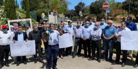 الفعاليات العربية بالداخل تواصل إضرابها لليوم الثاني