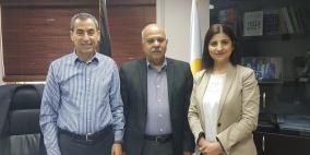  رئيس جمعية الصداقة الفلسطينية الكندية لدى فلسطين يزور مقر مؤسسة فاتن