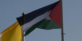 رفع علم فلسطين فوق مبنى بلدية باترسون في ولاية نيوجيرسي
