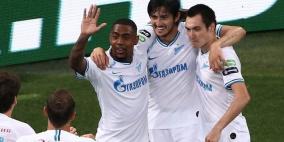 زينيت يحرز لقب الدوري الروسي قبل اربع جولات من نهاية الموسم