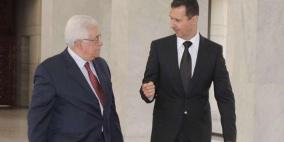 رسالة خطية من الأسد إلى الرئيس محمود عباس