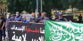 يافا: مسيرة احتجاجية غاضبة ضد تجريف مقبرة الإسعاف