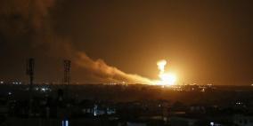 طائرات الاحتلال تقصف مواقع وسط وجنوب قطاع غزة