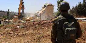 بيت لحم: الاحتلال يهدم منزلا في خربة بيت اسكاريا 