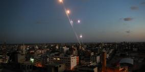 بالفيديو: المقاومة تطلق صواريخ تجاه مستوطنات غلاف غزة