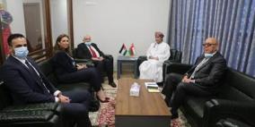  وفد من المجلس الأعلى للإبداع والتميز يلتقي سفير عمان لدى  فلسطين