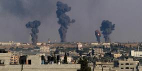 طائرات الاحتلال تشن غارات جنوب قطاع غزة