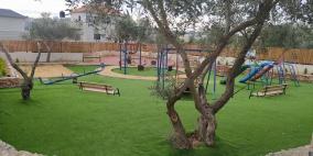 افتتاح منتزه وحديقة الاطفال ذوي الاعاقة في سلفيت 