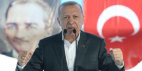 "أردوغان": سنواصل كفاحنا لإقامة دولة فلسطينية
