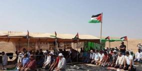 أداء صلاة الجمعة في خيمة الاعتصام بحي بطن الهوى رفضا للهدم والتهجير