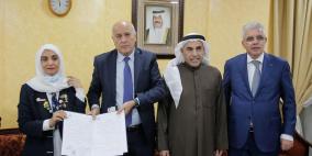 الرجوب يوقع 3 اتفاقيات مع جمعيتي الكشافة والمرشدات الكويتيتين والاتحاد الكشفي 