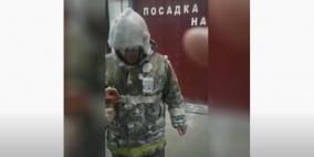 شاهد ماذا حدث لرجال الإطفاء في جليد سيبيريا